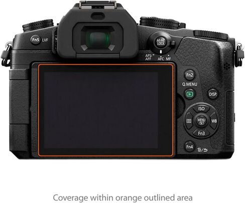 واقي شاشة BoxWave متوافق مع Panasonic Lumix DMC-G85 - ClearTouch Crystal (عبوتان)، غلاف فيلم عالي الدقة - يحمي من الخدوش in Saudi Arabia