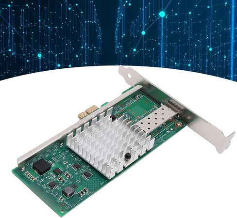 Zopsc متوافق مع فتحة PCI E x1، دعم محول بطاقة شبكة الألياف 10G SFP لشريحة 82599EN، المجموع الاختباري IP، التجزئة، استهلاك منخفض للطاقة in Saudi Arabia