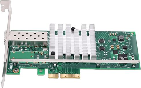 محول بطاقة الشبكة Yoidesu 10 جيجابايت PCI E X4، بطاقة محول SFP واحدة + منفذ إيثرنت مع وحدة تحكم 82599EN، ودعم خادم Centos RHEL Freebsd VMware in Saudi Arabia