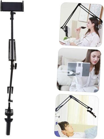 Articulating Arm Phone Mount Arm Bracket for Desk Bed Tablet Holder Dual Rotation Compatible Smartphones Easy Installation Design in Saudi Arabia