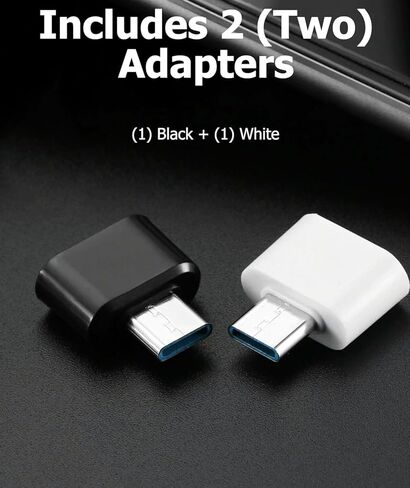 USB-C Female to USB 3.0 Male Adapter (2Pack) Compatible with Your Audi 2020 A4/S4/A5/S5 Multi use converting add Functions Such as Keyboard,Thumb Drives,mice,etc.(Black) in Saudi Arabia