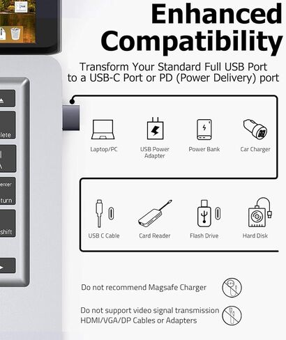 محول USB-C أنثى إلى USB 3.0 ذكر (عبوة من قطعتين) متوافق مع هاتف Razer الخاص بك، وظائف تحويل متعددة الاستخدام مثل لوحة المفاتيح، ومحركات الإبهام، والفئران، وما إلى ذلك. (أسود) in Saudi Arabia