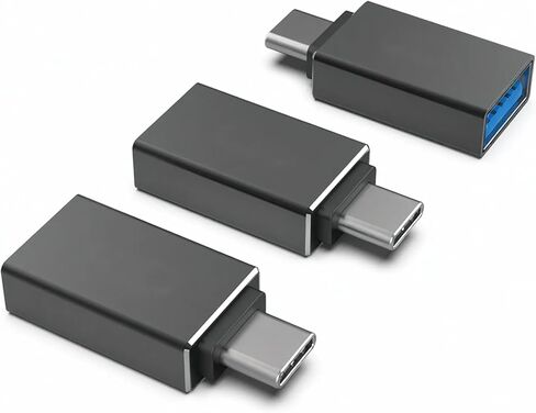 محول BENFEI USB C إلى USB 3.0، 3 حزم USB C إلى محول ذكر إلى أنثى، متوافق مع MacBook 2018 2017 2016، Samsung Galaxy Note 8، Galaxy S8 S8+S9، Google Pixel، Nexus، أسود in Saudi Arabia