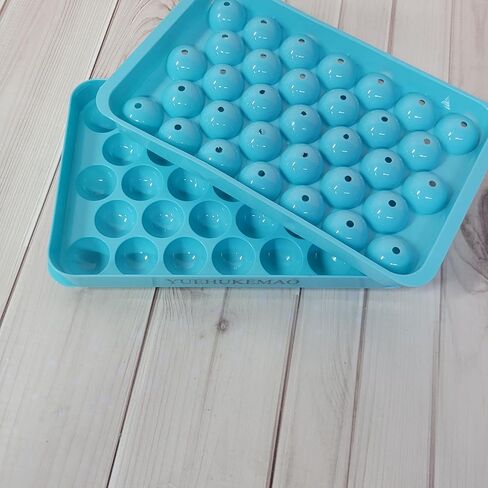 YUEHUKEMAO Ice cube moulds Easy-release ice ball tray, a reusable ice ball maker, perfect for various drinks and cocktails. in Saudi Arabia