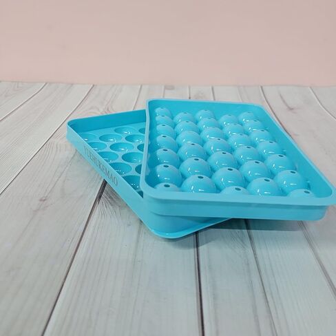 YUEHUKEMAO Ice cube moulds Easy-release ice ball tray, a reusable ice ball maker, perfect for various drinks and cocktails. in Saudi Arabia