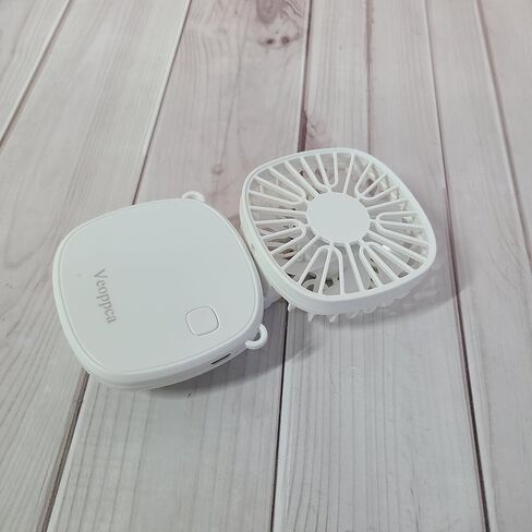 Veoppca Portable electric fans White – Home & Office, USB Rechargeable in Saudi Arabia