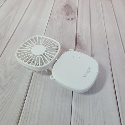 Veoppca Portable electric fans White – Home & Office, USB Rechargeable in Saudi Arabia
