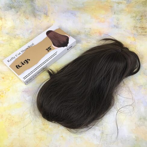 Kelly Cut ShowReal Wigs – Natural, realistic brown long hair; regular care helps maintain its shape. in Saudi Arabia