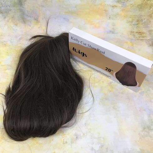 Kelly Cut ShowReal Wigs – Natural, realistic brown long hair; regular care helps maintain its shape. in Saudi Arabia