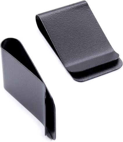 مشبك حزام معدني عالمي من HolsterSmith لصنع الحافظة - (الموديل 7) - (طلاء مسحوق أسود) - (يناسب أحزمة تصل إلى 1.75 بوصة) - (اختر الكمية أدناه) in Kuwait
