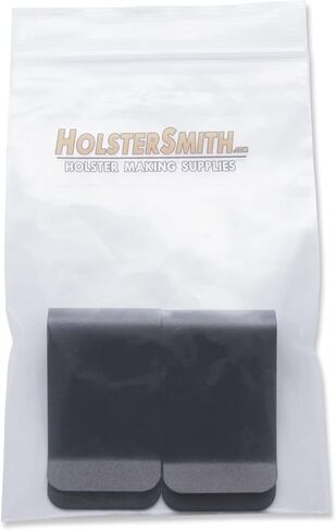 مشبك حزام معدني عالمي من HolsterSmith لصنع الحافظة - (الموديل 7) - (طلاء مسحوق أسود) - (يناسب أحزمة تصل إلى 1.75 بوصة) - (اختر الكمية أدناه) in Kuwait