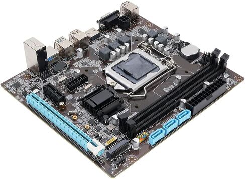 لوحة أم Tangxi H110 للألعاب، LGA 1151 ATX 2 قناة DDR4 M.2 NVMe NGFF PCIe، مع واجهات VGA، لوحدة المعالجة المركزية 6th 7th Gen 14nm in Kuwait