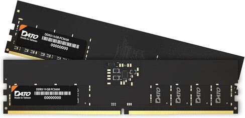 DATO DDR5 UDIMM 64GB Kit 32GBx2 ذاكرة الوصول العشوائي المكتبية 5600MHz PC5-44800 CL46 1.1V 288-Pin غير ECC غير مخزنة dimm، وحدة ذاكرة سطح المكتب in Kuwait