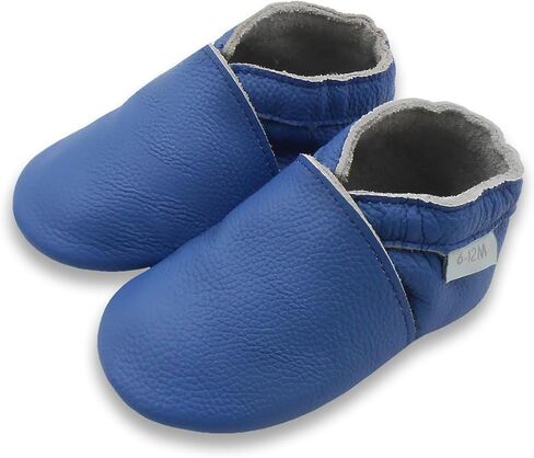 Basrakids Leather Baby Shoes Boys Girls Moccasins Infant Toddler Slippers Soft Sole Anti-Slip Baby Walking Crib Shoes in Saudi Arabia