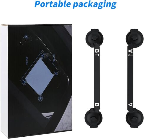 حامل Starlink Gen 3، حامل سيارة محمول متوافق مع Starlink Gen 3 وStarlink Mini، سقف RV قابل للإزالة ودعامة نافذة السيارة للتخييم والسفر والقارب - لا يتطلب الحفر in Kuwait