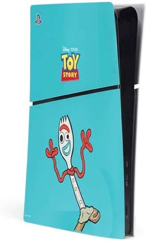 Skinit Decal Gaming Skin Compatible with PS5 Slim Digital Edition Console - Officially Licensed Disney Toy Story Woody Apparel Design in Saudi Arabia