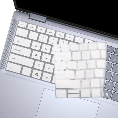 Keyboard Cover for Dell Inspiron 14 5440 5441 5445 7440 7441 7445 14 inch & Inspiron 14 Plus 7440 7441 14", Dell 14 Plus 2-in-1 DB14250 DB14255 DB04250 DB04255 14", Inspiron Plus 16 7640 16" (White) in Saudi Arabia