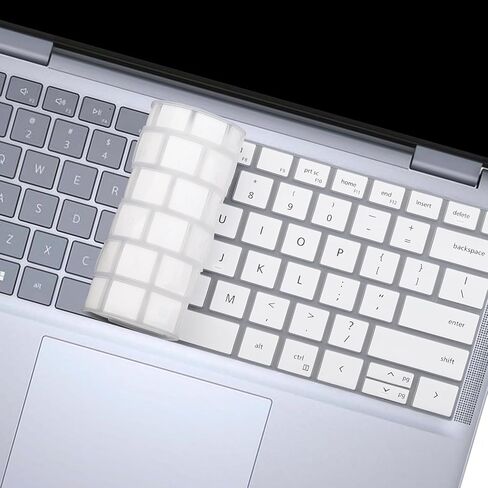 Keyboard Cover for Dell Inspiron 14 5440 5441 5445 7440 7441 7445 14 inch & Inspiron 14 Plus 7440 7441 14", Dell 14 Plus 2-in-1 DB14250 DB14255 DB04250 DB04255 14", Inspiron Plus 16 7640 16" (White) in Saudi Arabia