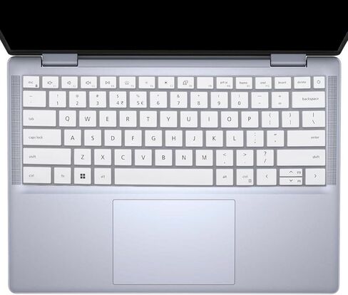 Keyboard Cover for Dell Inspiron 14 5440 5441 5445 7440 7441 7445 14 inch & Inspiron 14 Plus 7440 7441 14", Dell 14 Plus 2-in-1 DB14250 DB14255 DB04250 DB04255 14", Inspiron Plus 16 7640 16" (White) in Saudi Arabia