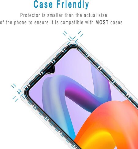 2 Pack Designed for T-Mobile Revvl 6 Pro 5G / Revvl 6X Pro 5G Tempered Glass Screen Protector, Anti Scratch, Bubble Free in Saudi Arabia