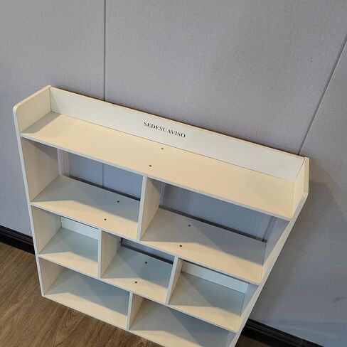 SEDESUAVISO Bookcases – Seven-Compartment Open Shelf, Versatile for Home/Office Use in Saudi Arabia