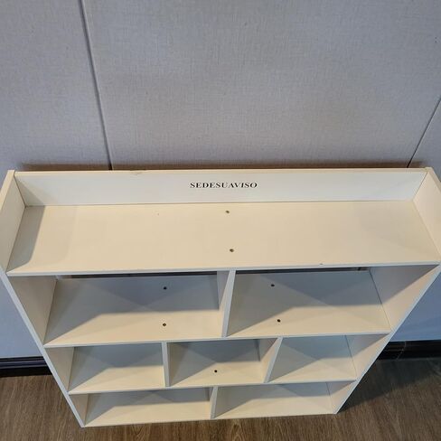 SEDESUAVISO Bookcases – Seven-Compartment Open Shelf, Versatile for Home/Office Use in Saudi Arabia