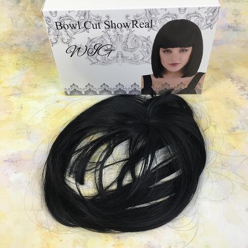 Bowl Cut ShowReal Wigs – Natural Look, Soft & Comfortable Synthetic Hair Wig in Saudi Arabia