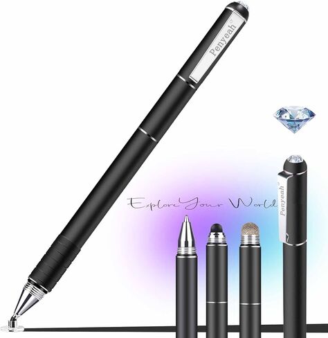 Penyeah Valentines Day Gifts for Her, Sparkling Diamond Top Versatile 3 in 1 Stylus Pen for All Touch Screen Devices, Gift for Women Mom Wife Girlfriend Daughter- Gradient Blue in Kuwait