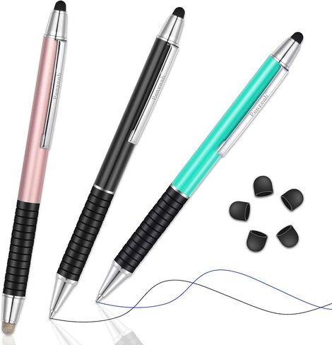 Penyeah Valentines Day Gifts for Her, Sparkling Diamond Top Versatile 3 in 1 Stylus Pen for All Touch Screen Devices, Gift for Women Mom Wife Girlfriend Daughter- Gradient Blue in Kuwait