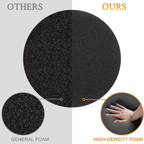 SOULWIT 6Pcs Replacement Earpads for Logitech H340 Headsets, Soft and Durable Sponge Ear Pads Cushions with High-Density Foam - Black in Saudi Arabia