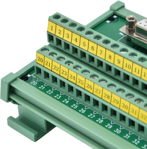 Aramox DB37-M7 لوحة طرفية PCB وحدة موصل النحاس PCB 14-26AWG سلك محطة كتلة مع تسميات مطبوعة واضحة لمشاريع DIY in Saudi Arabia