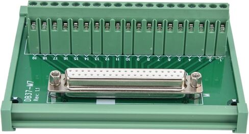 Aramox DB37-M7 لوحة طرفية PCB وحدة موصل النحاس PCB 14-26AWG سلك محطة كتلة مع تسميات مطبوعة واضحة لمشاريع DIY in Saudi Arabia