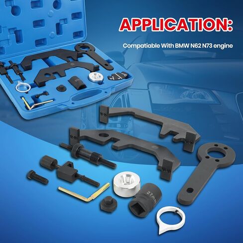مجموعة أدوات توقيت محرك محاذاة محرك MOCA متوافقة مع محركات BMW N62 N73 in Kuwait