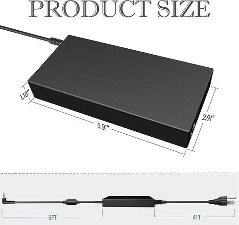 شاحن تيار متردد 120 واط متوافق مع Chicony A17-120P2A MSI Cyborg 15 14 A12V A12VF A13V A13VE A13VF MSI Thin 15 A15 B13UC B13VE B13VF B7V B7UB 12UC محول إمداد سلك الطاقة 4.5 * 3.0 in Kuwait