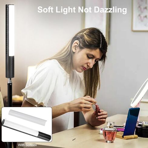 ASHATA RGB Led Video Light, 20W Photography Video Lighting Kit, Handheld Fill Light with 192 High Color Rendering LED Beads LCD Display Screen, 1800K-9000K in Saudi Arabia