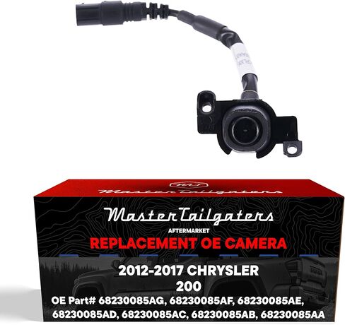 استبدال Master Tailgaters لـ Chrysler 200 Sedan (2012-2017) كاميرا احتياطية OE الجزء # 68230085AA، 68230085AB، 68230085AC، 68230085AD، 68230085AE، 68230085AF، 68230085AG in Kuwait