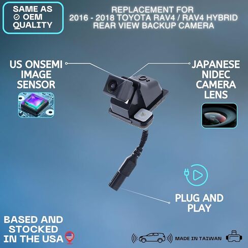 كاميرا احتياطية تحل محل 2016 2017 2018 Toyota RAV4 / RAV4 Hybrid OE الجزء #8679042090 in Saudi Arabia