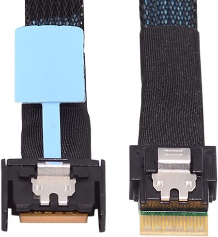 PCIE5.0 PCI-Express 16x إلى Dual MCIO 8i Mini Cool Edge IO SFF-TA-1016 VROC Virtual RAID محول لبطاقة الرسومات SSD اللوحة الرئيسية in Kuwait
