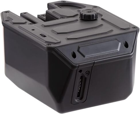 GoldenBall 5000 Round M4 High Capacity Electric Winding Drum Airsoft Magazine (Color: Black)-A&K in Saudi Arabia