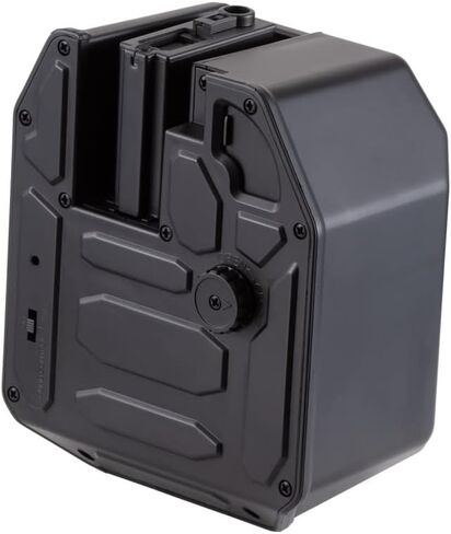 GoldenBall 5000 Round M4 High Capacity Electric Winding Drum Airsoft Magazine (Color: Black)-A&K in Saudi Arabia