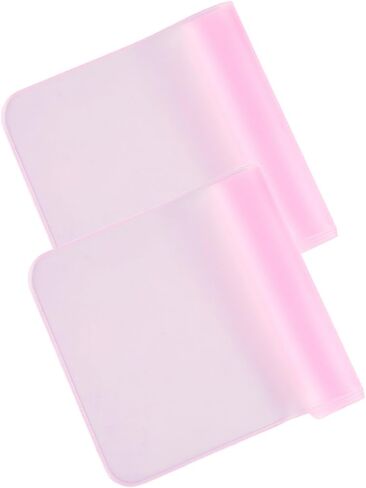 2Pcs Pink Keyboard Protector Cover Rectangle Waterproof Dustproof Transparent Ultra Thin Universal Silicone Keyboard Cover Skin Films for Standard Size Laptop Desktop Computers 13 x 5.5 Inch in Kuwait