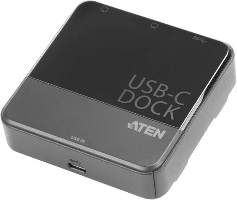 Aten USB-C Dual HDMI Mini Dock UH3233، HDMI، USB 3.2 Gen 1، UH3233-AT (UH3233، HDMI، USB 3.2 Gen 1 (3.1 Gen 1) Type-A، 5000 ميجابت/ثانية، أسود، بلاستيك، 93.7 مم، 93 مم) in Saudi Arabia