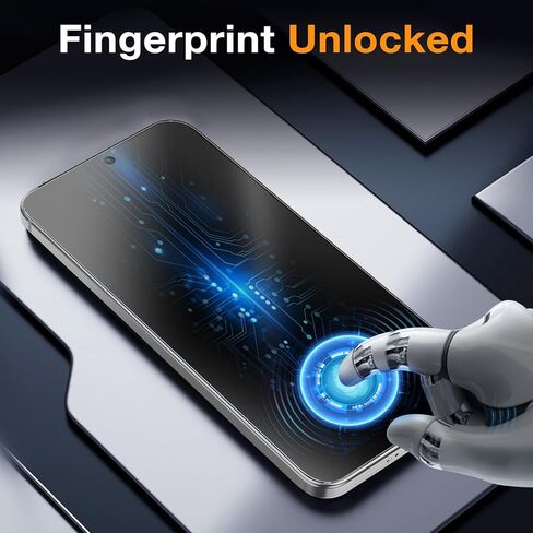 LYWHL for Samsung Galaxy S25 FE Screen Protector, 3 Pack 9H Hardness Tempered Glass Film +2 Pack Camera Lens Protector, Fingerprint Unlock Support, HD Clear Anti-Scratch Easy Install Full Coverage Case Friendly in Saudi Arabia