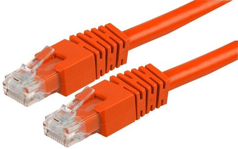 SANOXY Network Cables RJ45 Plug, CAT6, 2M, Orange in Saudi Arabia