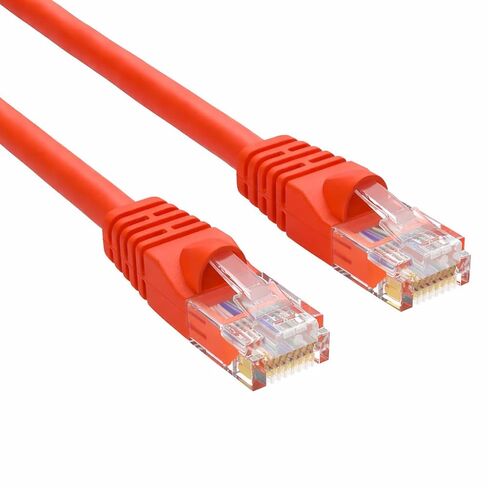 SANOXY Network Cables RJ45 Plug, CAT6, 2M, Orange in Saudi Arabia