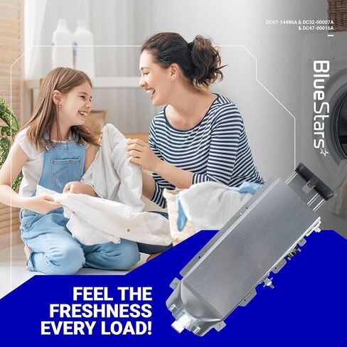 [UPGRADED] Ultra Durable DC97-14486A & DC32-00007A & DC47-00016A Dryer Heating Element Replacement Kit by BlueStars - Exact Fit For Samsung & Kenmore Dryers in Saudi Arabia