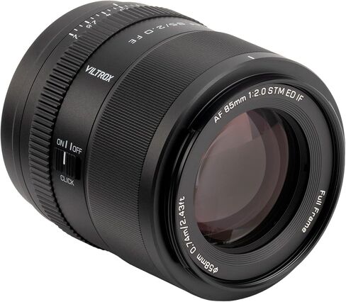 عدسة VILTROX 85 مم F2.0 EVO FE بإطار كامل لسوني E، 85 مم f/2 عدسة صورة رئيسية للتركيز التلقائي لكاميرات Sony E-Mount a7IV a7RIV FX3 ZVE1 A7CII a6600 a6700 in Kuwait