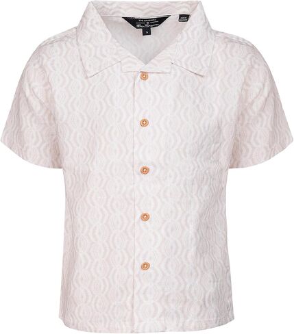 طقم شورت للأولاد من Ben Sherman Clothing مكون من قطعتين من الكتان مع قميص وسروال قصير بأزرار سفلية - للأطفال والرضع والأولاد الكبار (12M-14) in Kuwait