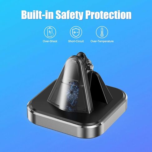 قاعدة شحن لنظارات Ray-Ban Meta الذكية، حامل شاحن محمول متوافق مع Wayfarer، Headliner، Skyler، HSTN، محطة شحن للسفر مع مؤشر LED، سبيكة مع قاعدة مرجحة غير قابلة للانزلاق in Kuwait