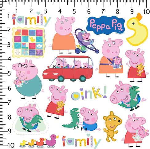 مجموعة متنوعة من الملصقات الفاخرة الكبيرة من الفينيل من Peppa Pig New Family 50 قطعة - ملصقات مقطوعة بالقالب لأجهزة الكمبيوتر المحمول، وزجاجة مياه، وسجل القصاصات، والكمبيوتر اللوحي، داخلي/خارجي in Kuwait